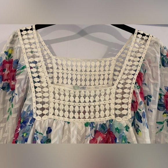 Excellent Condition, Meadow Rue/Anthropologie Flutter/Kimono Oversized Top, Sz S - Picture 4 of 12